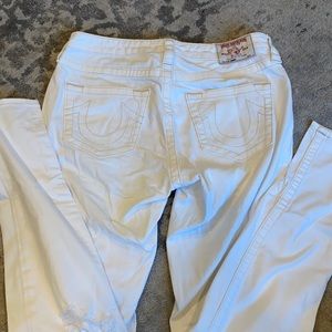 High rise true religion jeans worn once
